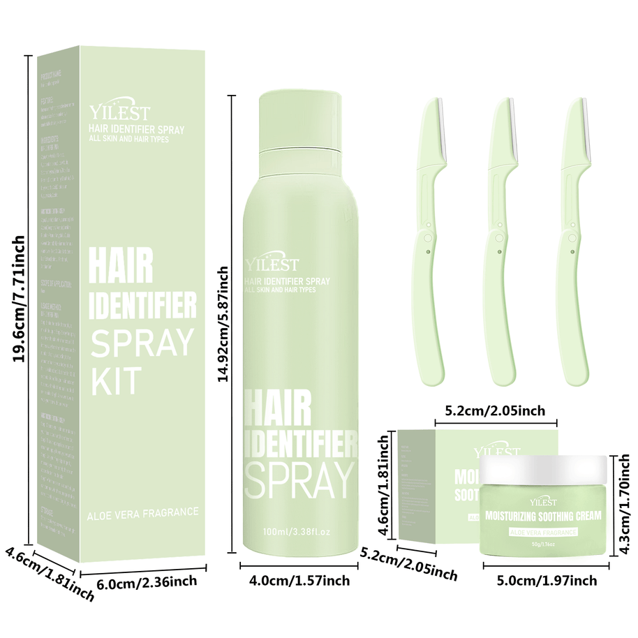 YILEST Hair Identification Spray Soothing Cream Set - HaiyiBeauty