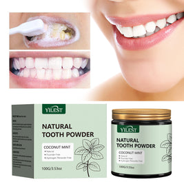 YILEST Natural Mineral Tooth Powder Coconut Mint Flavor - HaiyiBeauty