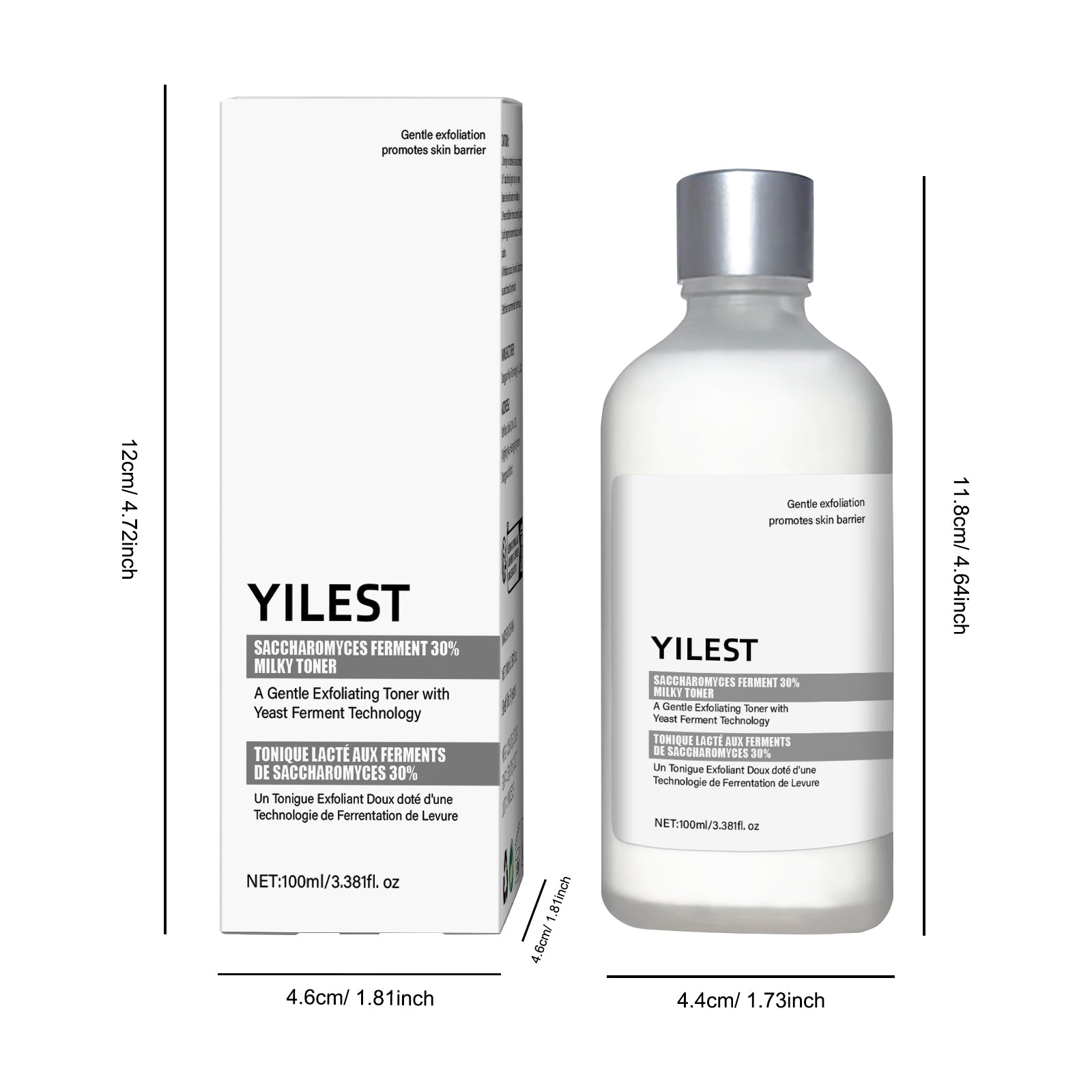 YILEST Yeast Exfoliating Lotion Toner - HaiyiBeauty