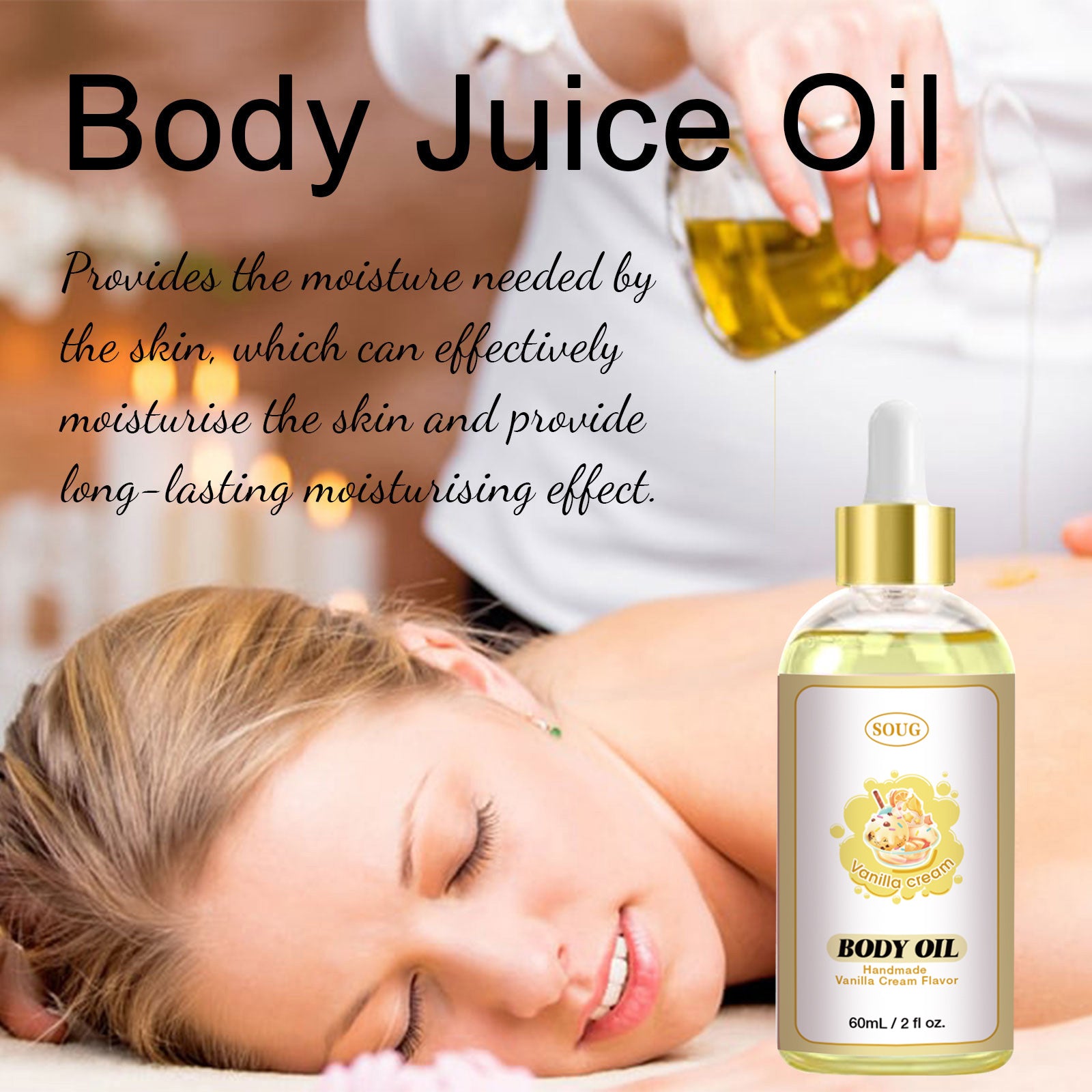 SUOG Vanilla Body Oil - HaiyiBeauty