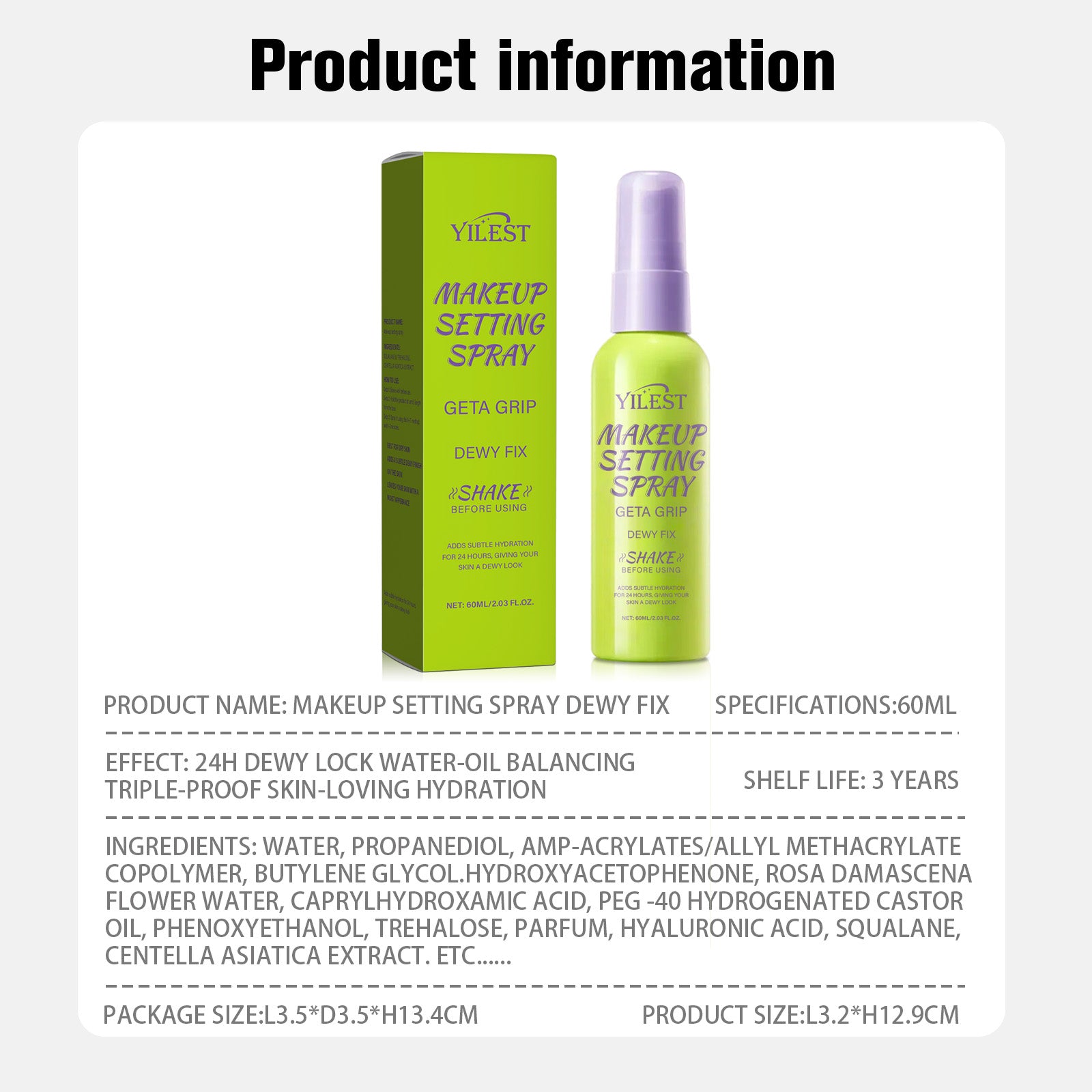 YILEST Matte Repair Spray - HaiyiBeauty