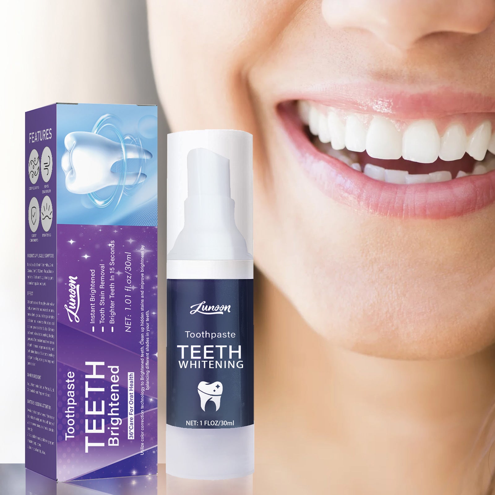 V34 Whitening Toothpaste - HaiyiBeauty