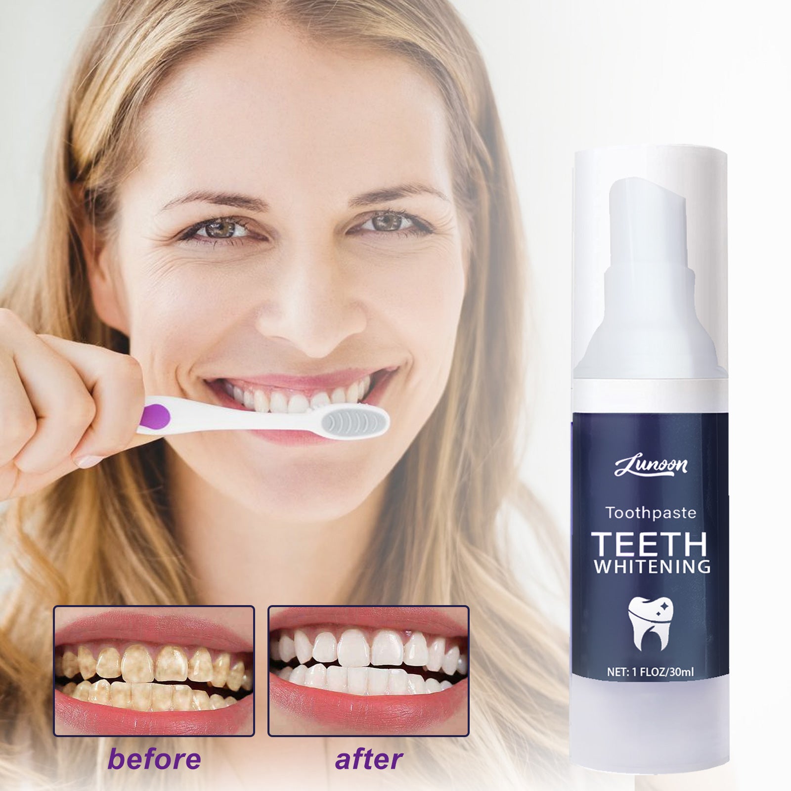 V34 Whitening Toothpaste - HaiyiBeauty
