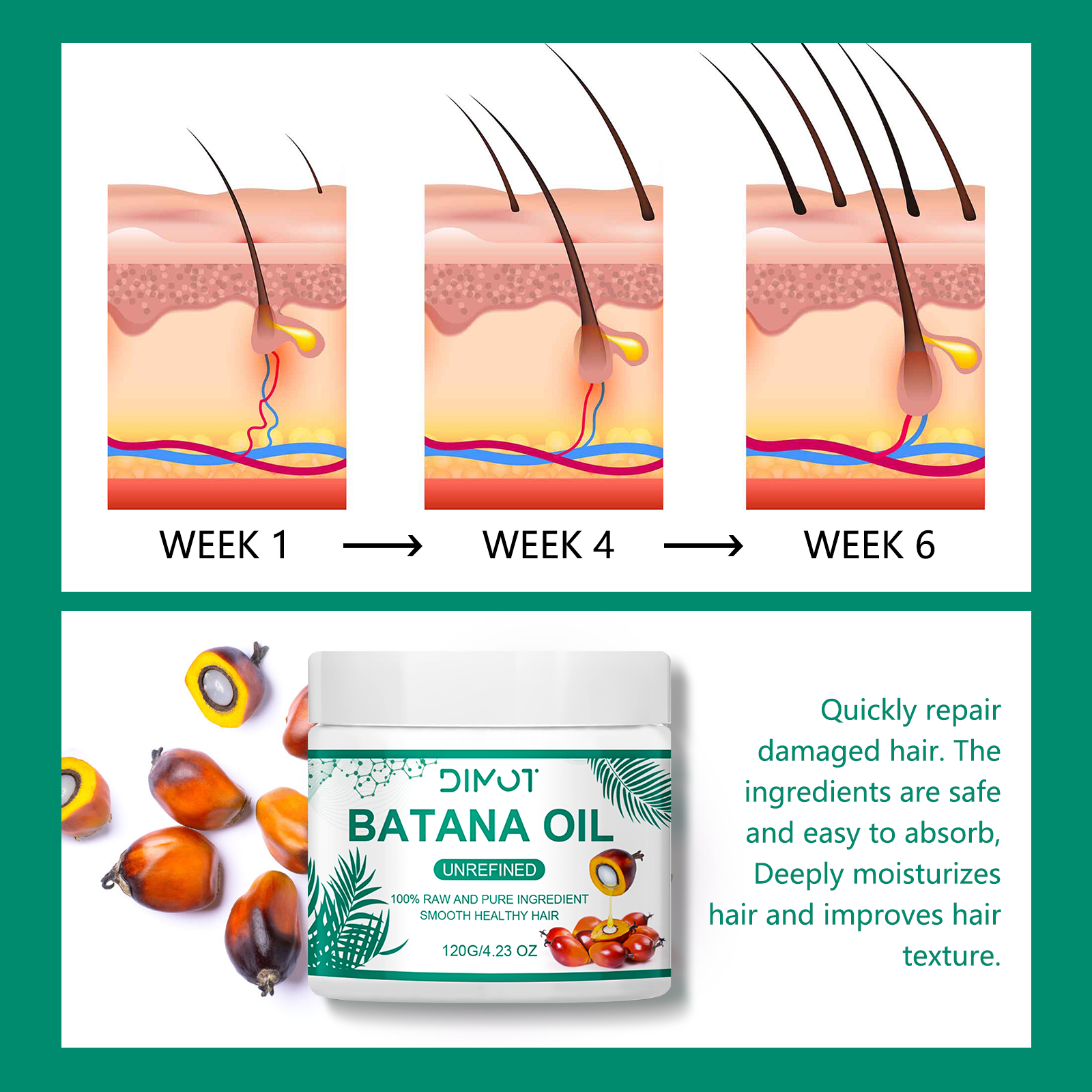 DIMOT Batana Hair Mask - HaiyiBeauty