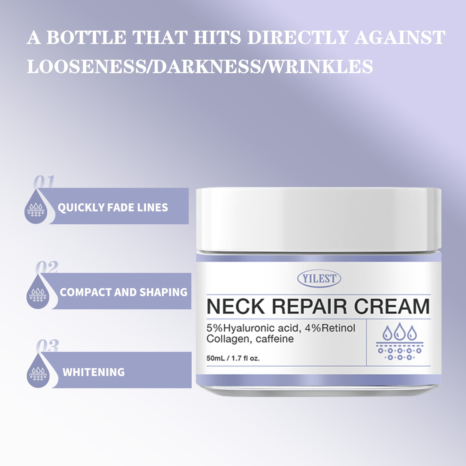 YILEST Anti-Aging Neck Firming Cream - HaiyiBeauty