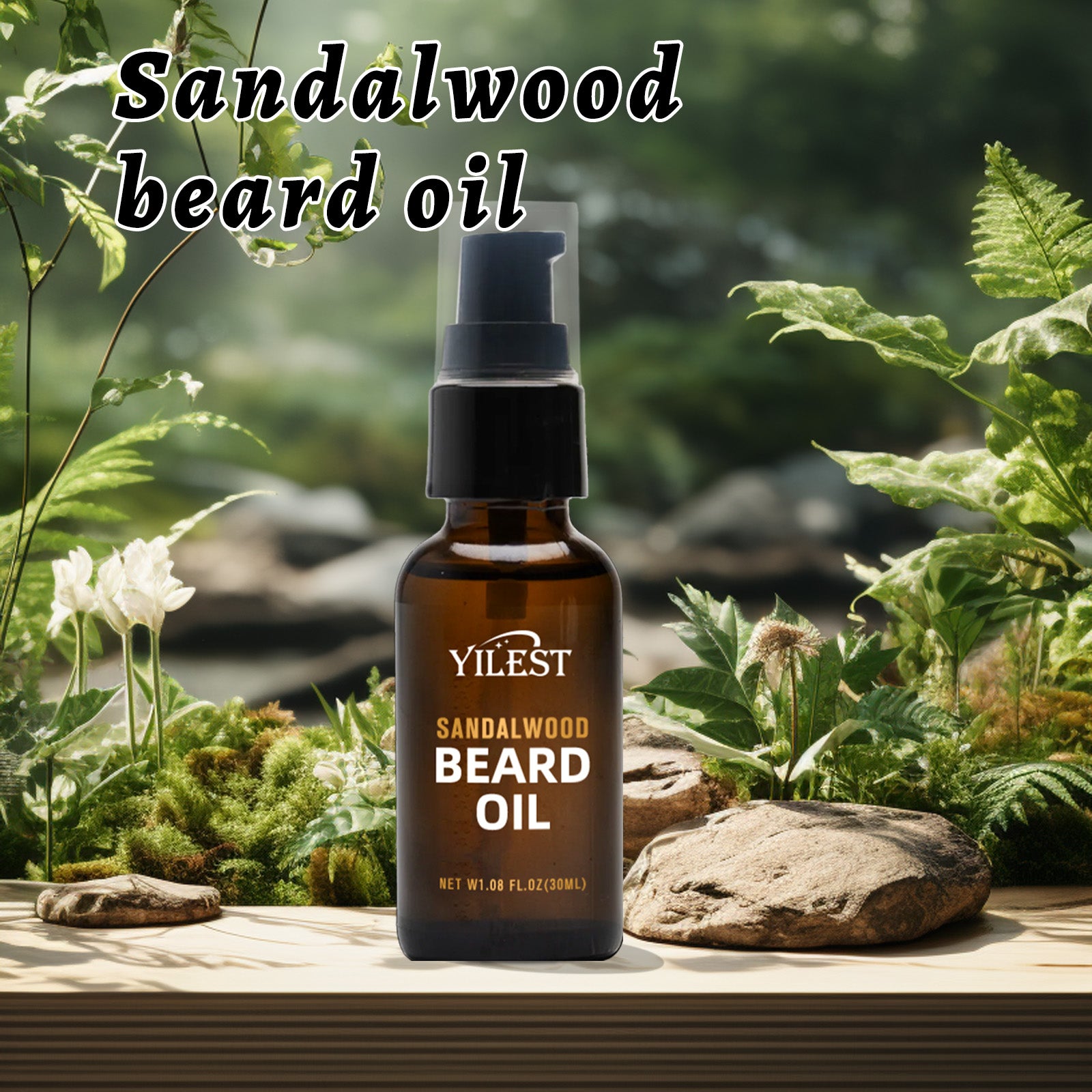 YILSET Men's Beard Essential Oil - HaiyiBeauty