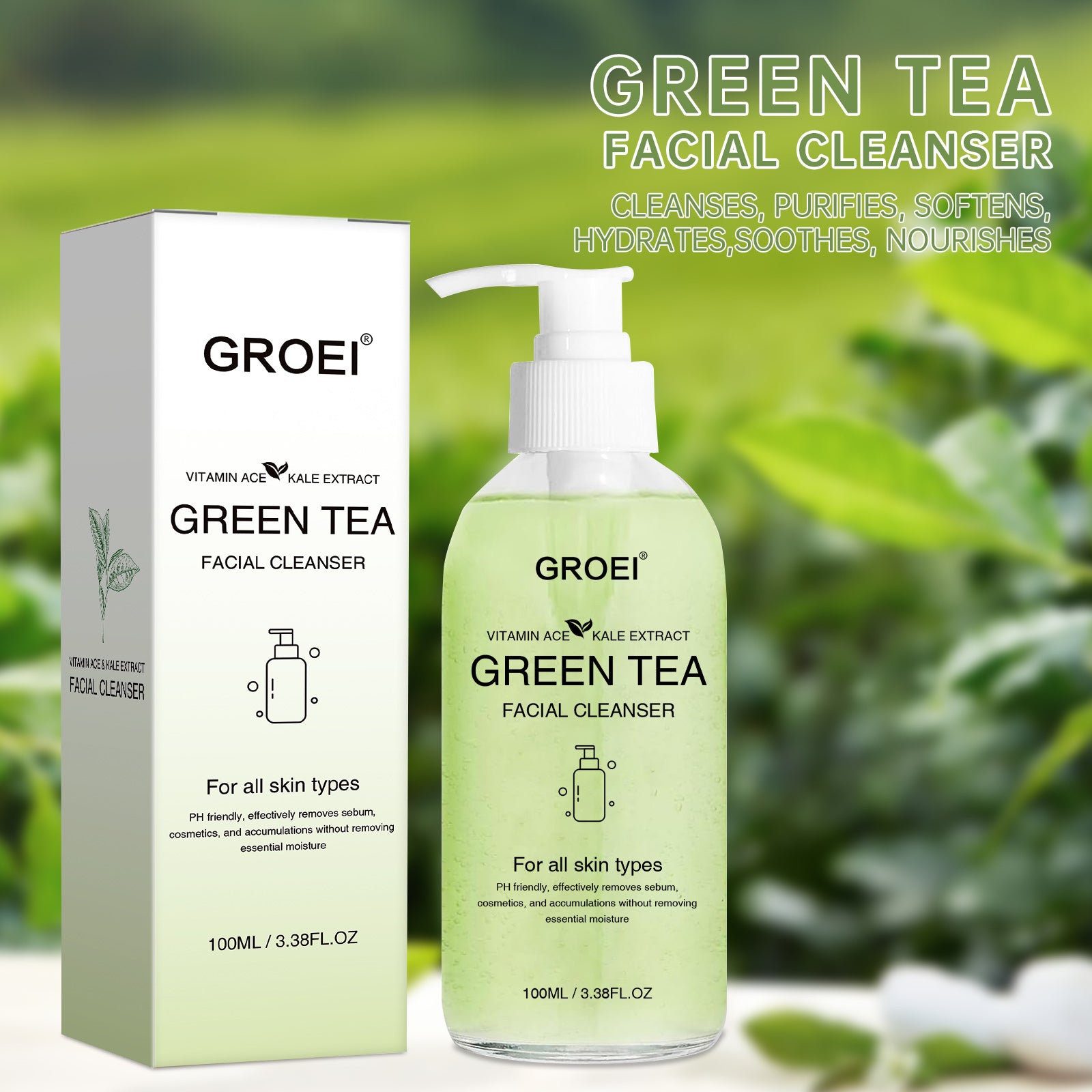 GROEI Moisturizing Facial Cleanser - HaiyiBeauty