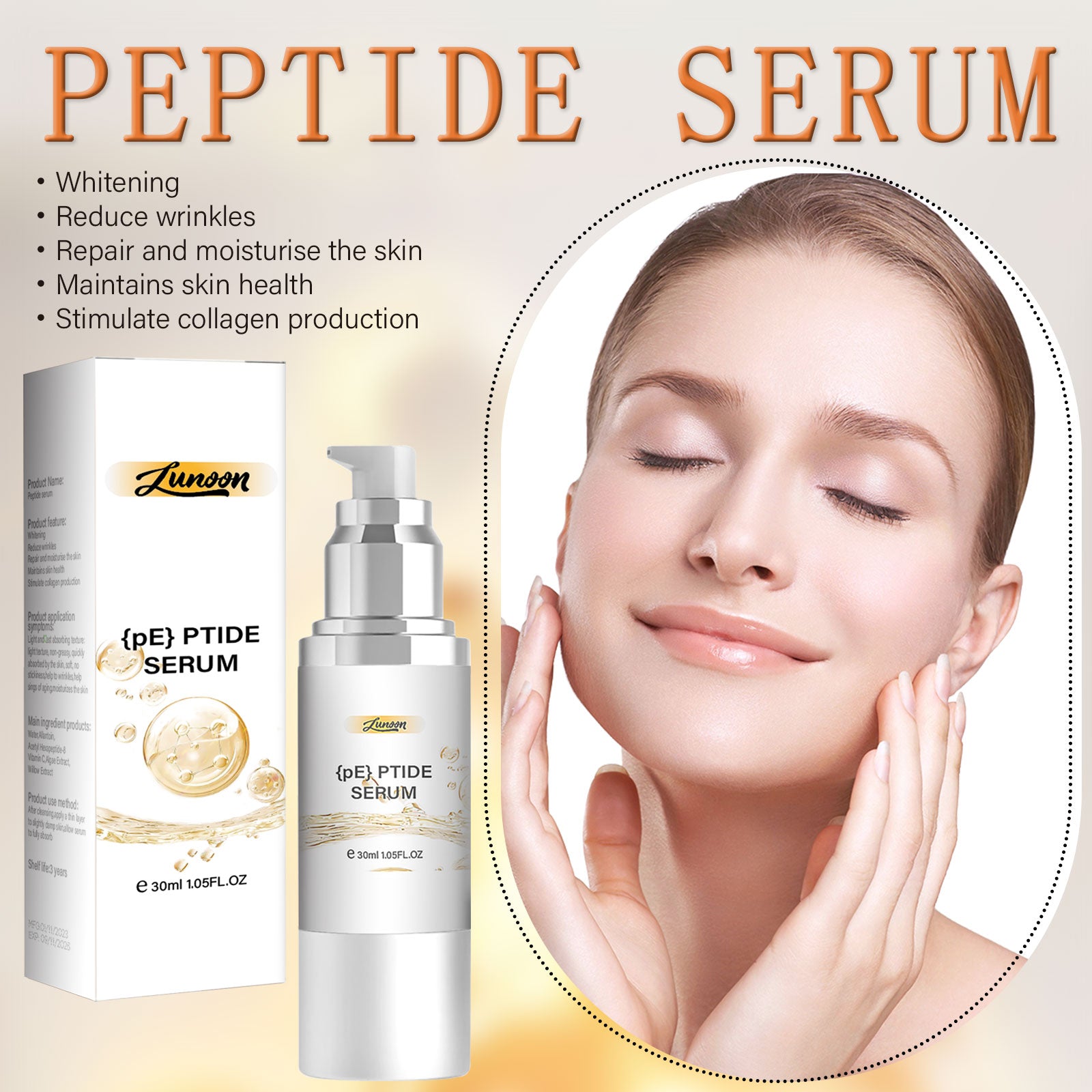 LUNOON Anti-Wrinkle Facial Serum - HaiyiBeauty