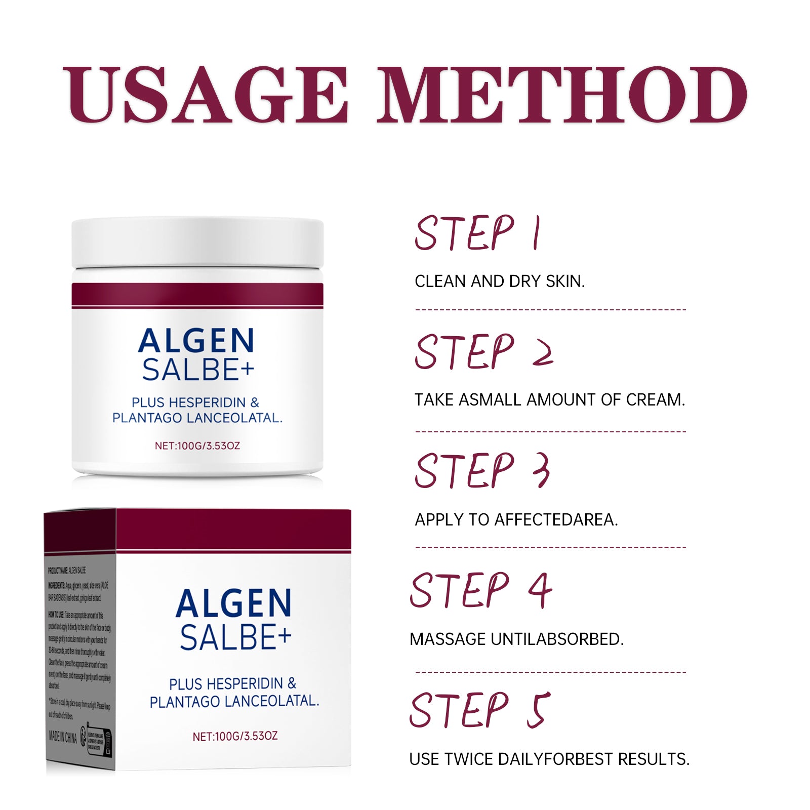 Varicose Vein Relief Cream - HaiyiBeauty