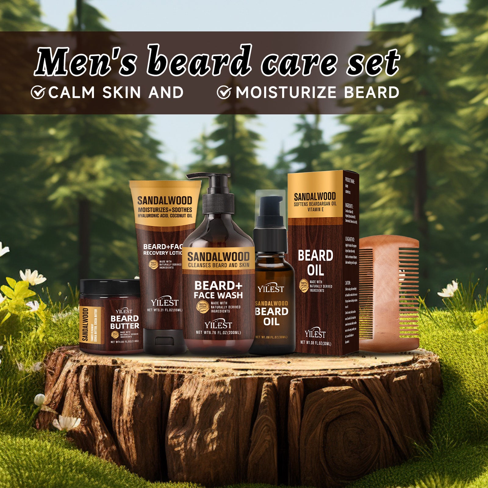 YILSET Beard For Men - HaiyiBeauty
