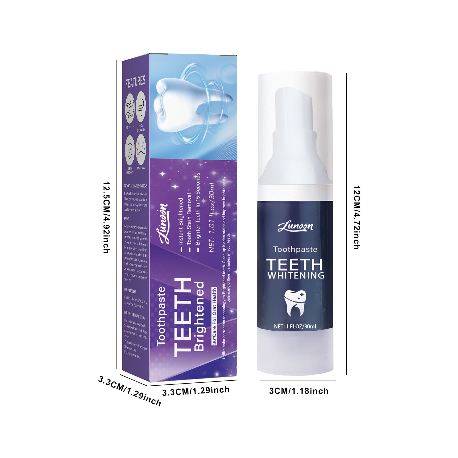 V34 Whitening Toothpaste - HaiyiBeauty