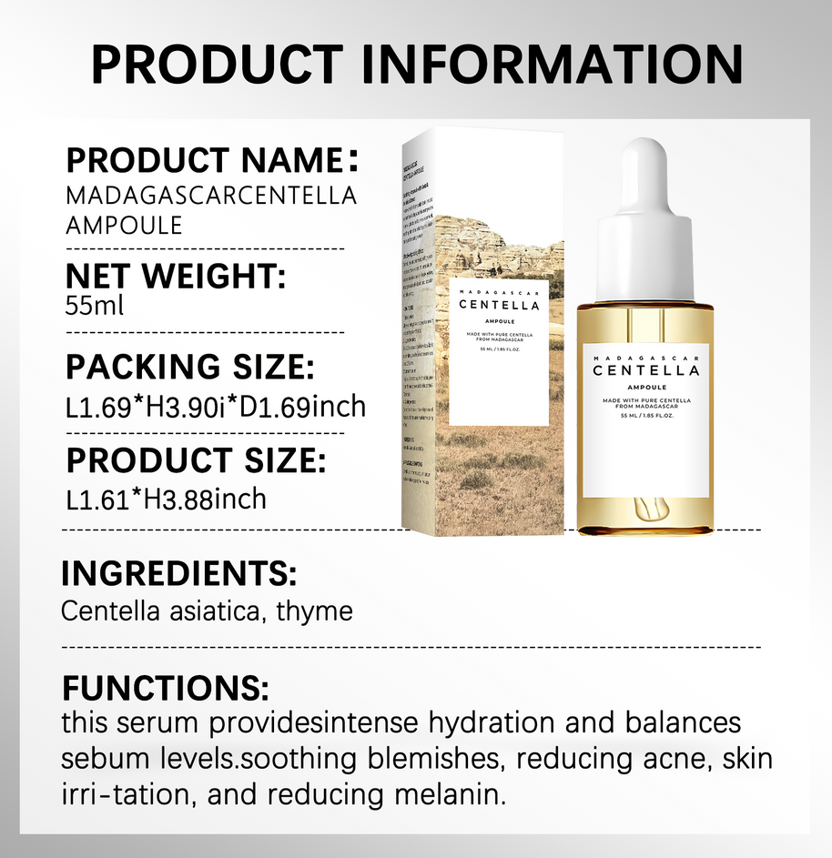 Madagascar Centella Asiatica Ampoule - HaiyiBeauty