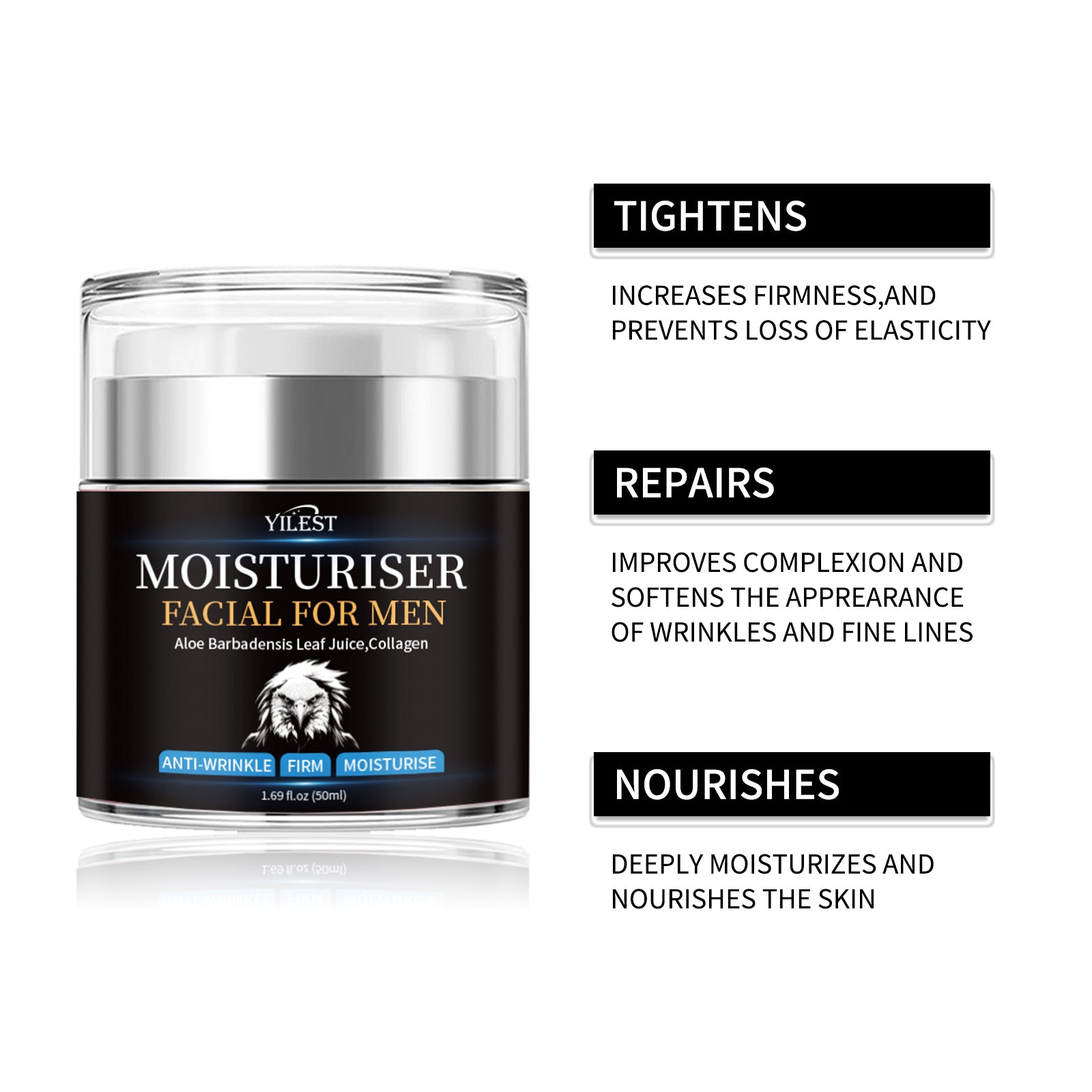 YILEST Men's Moisturizing Cream - HaiyiBeauty