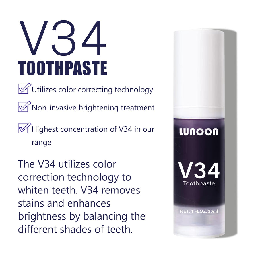 LUNOON V34 Toothpaste - HaiyiBeauty