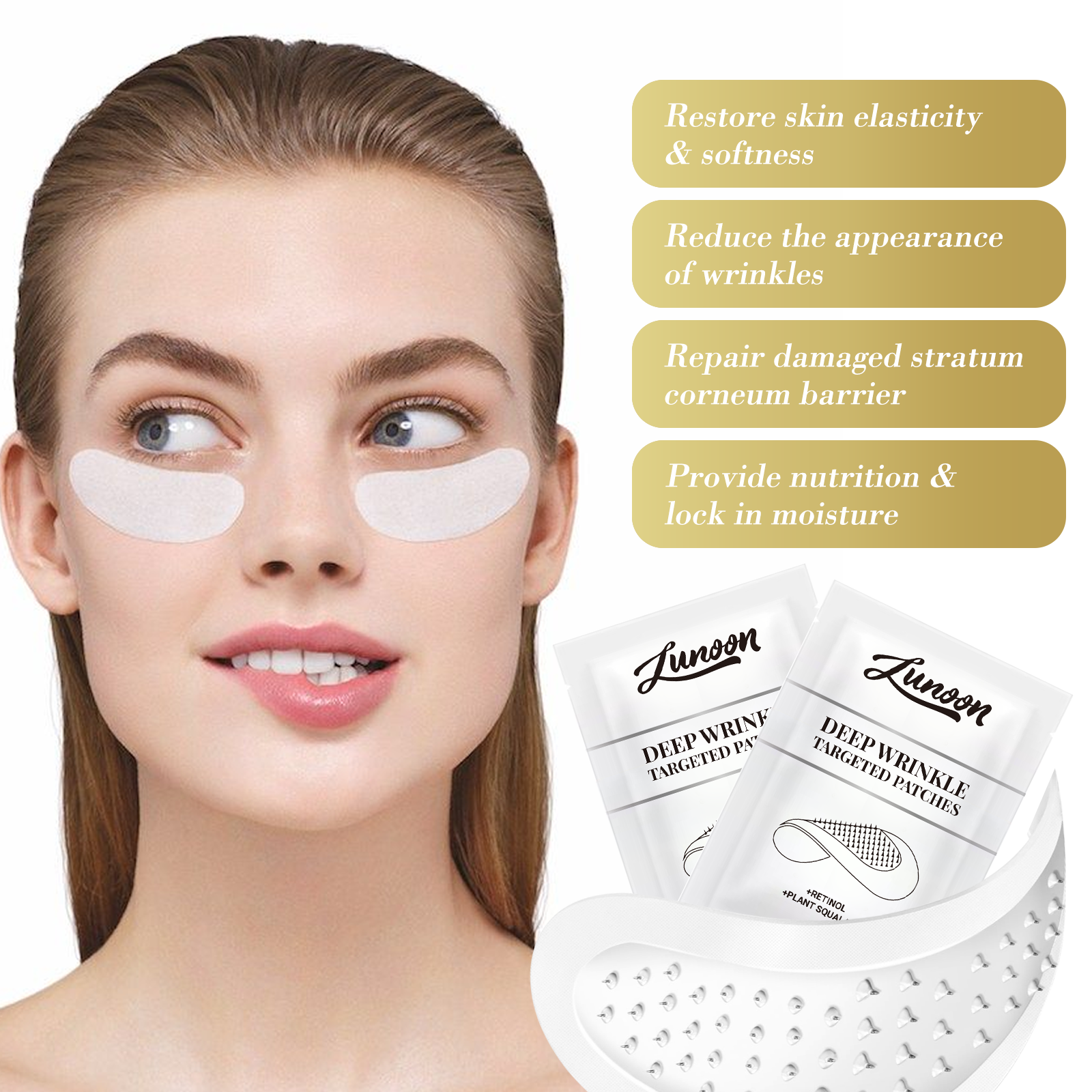 LUNOON Microneedle Fine Line Patch - HaiyiBeauty