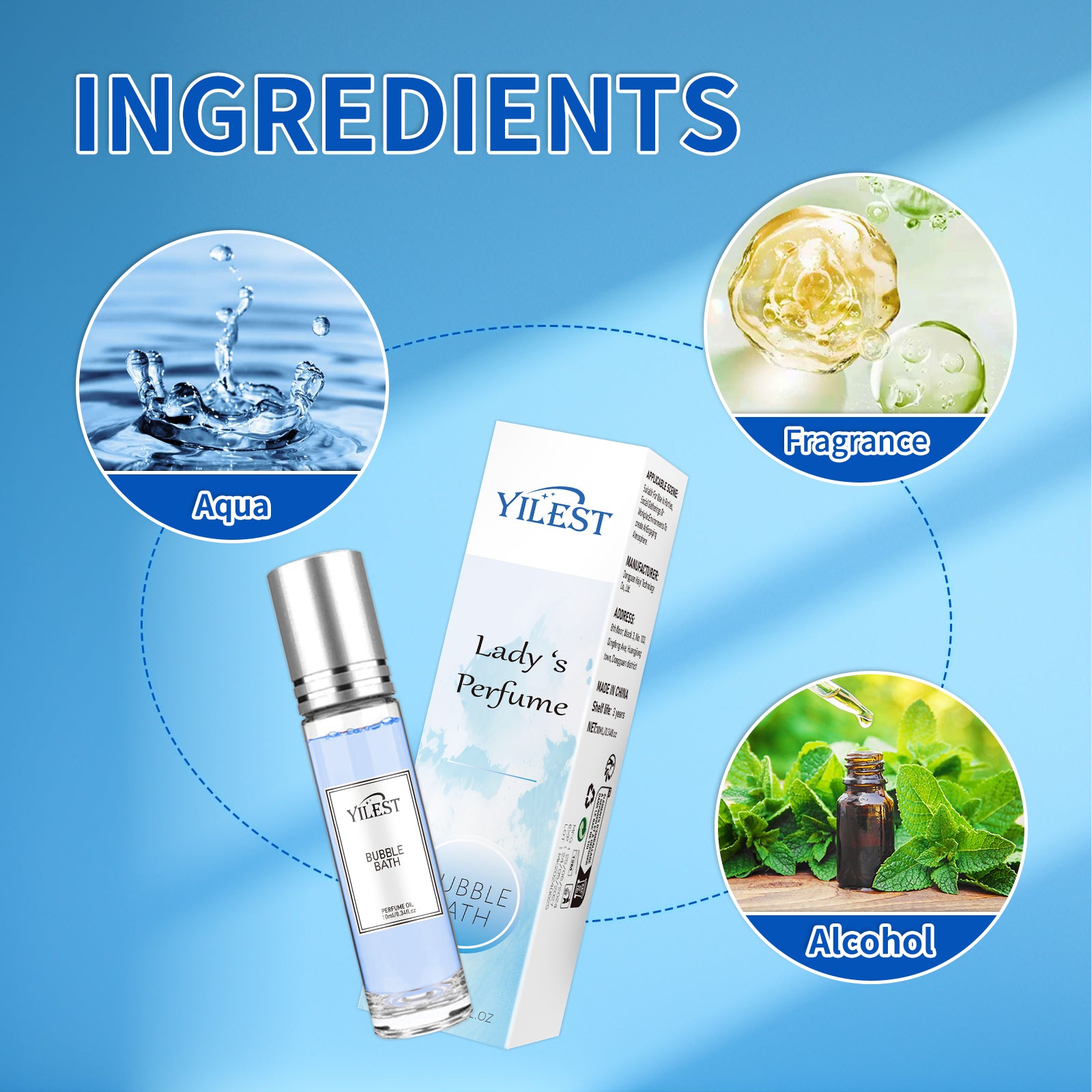 YILEST Floral Women's Perfume - HaiyiBeauty