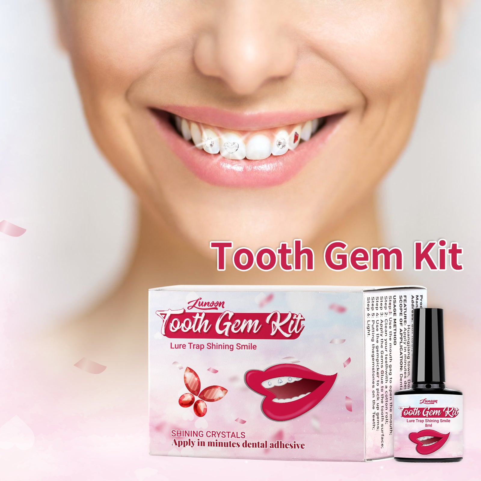LUNOON Tooth Gem Kit - HaiyiBeauty