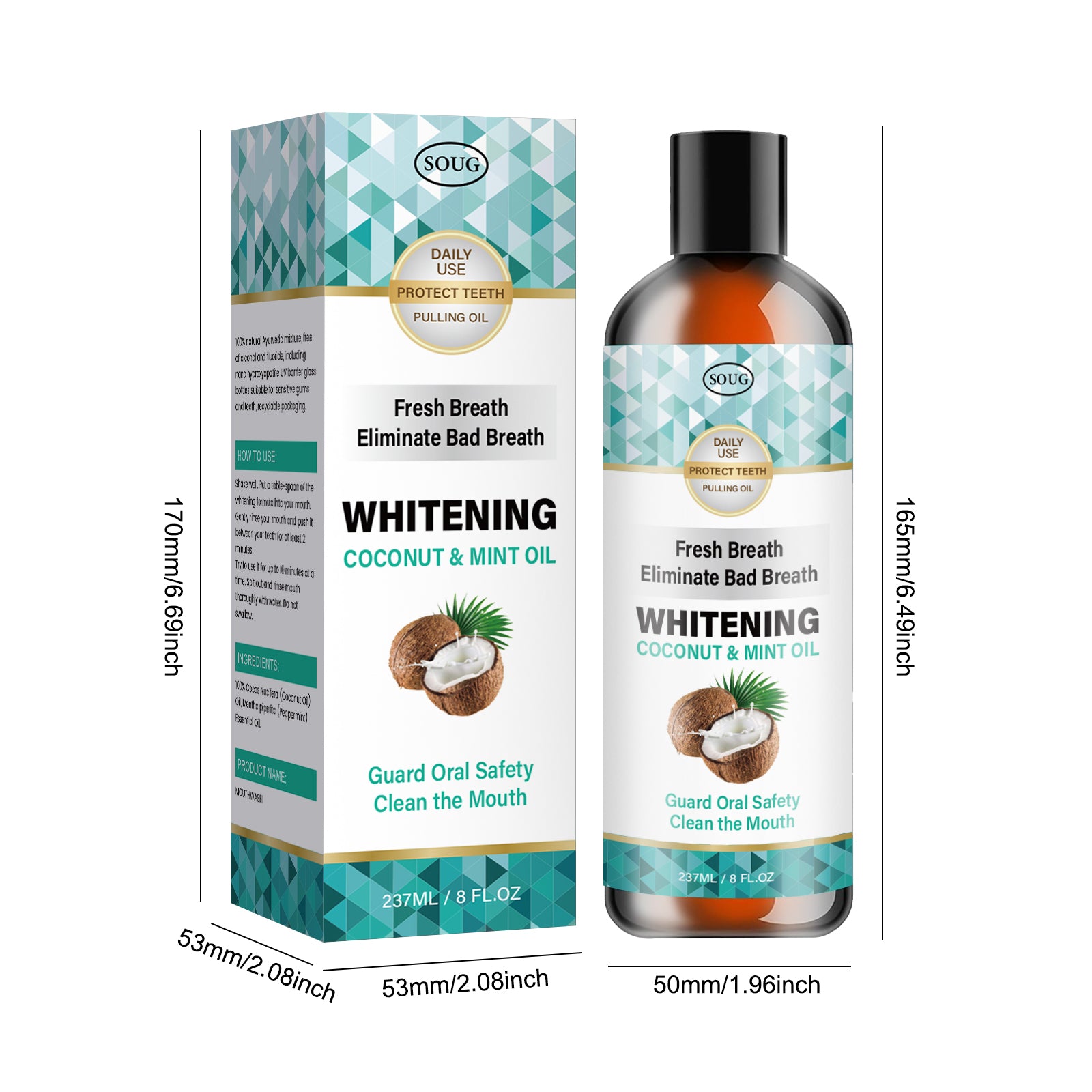 SOUG Coconut Mint Mouthwash - HaiyiBeauty