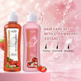 YILEST Strawberry Shampoo Conditioner - HaiyiBeauty