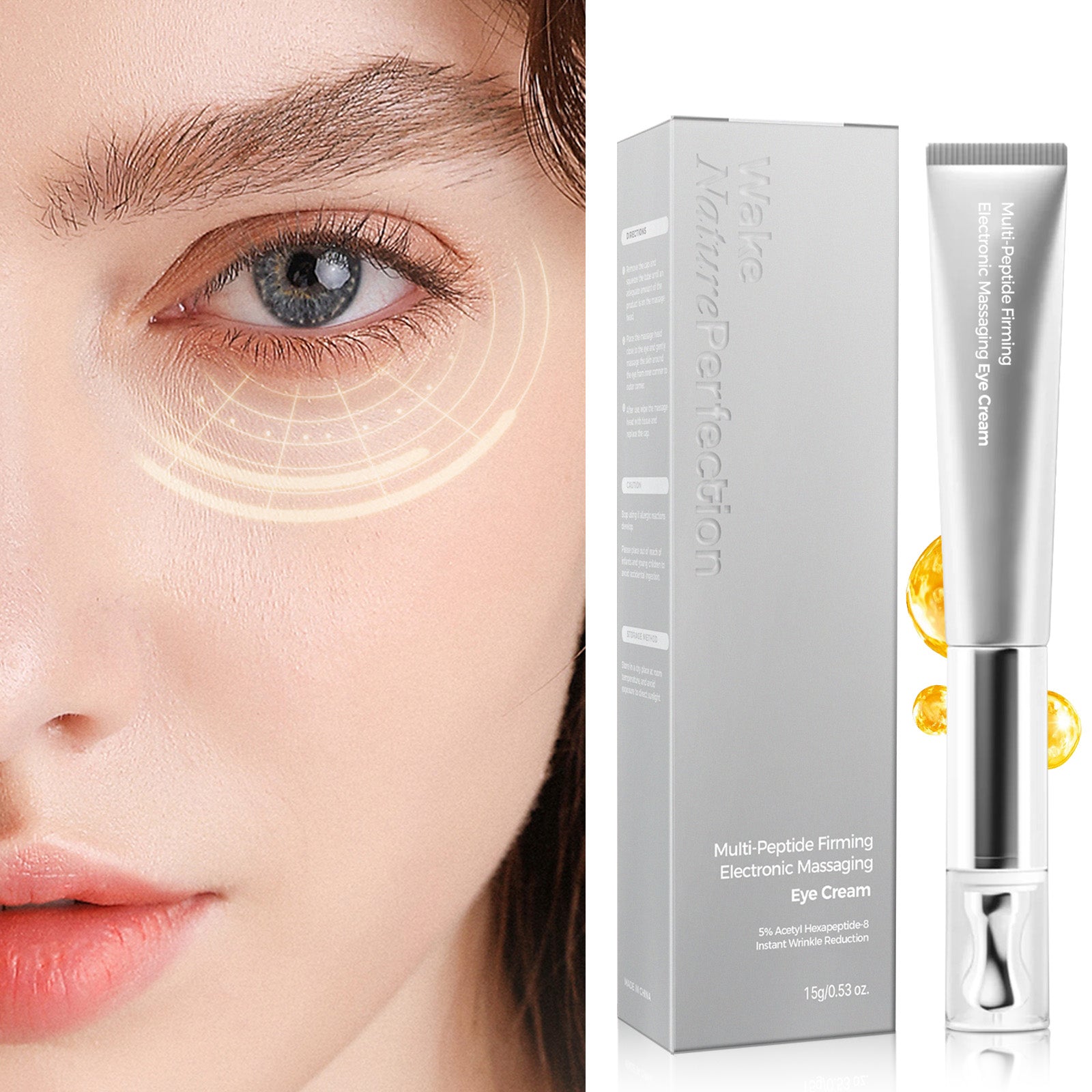 Multi-Peptide Anti-Wrinkle Massage Eye Cream - HaiyiBeauty
