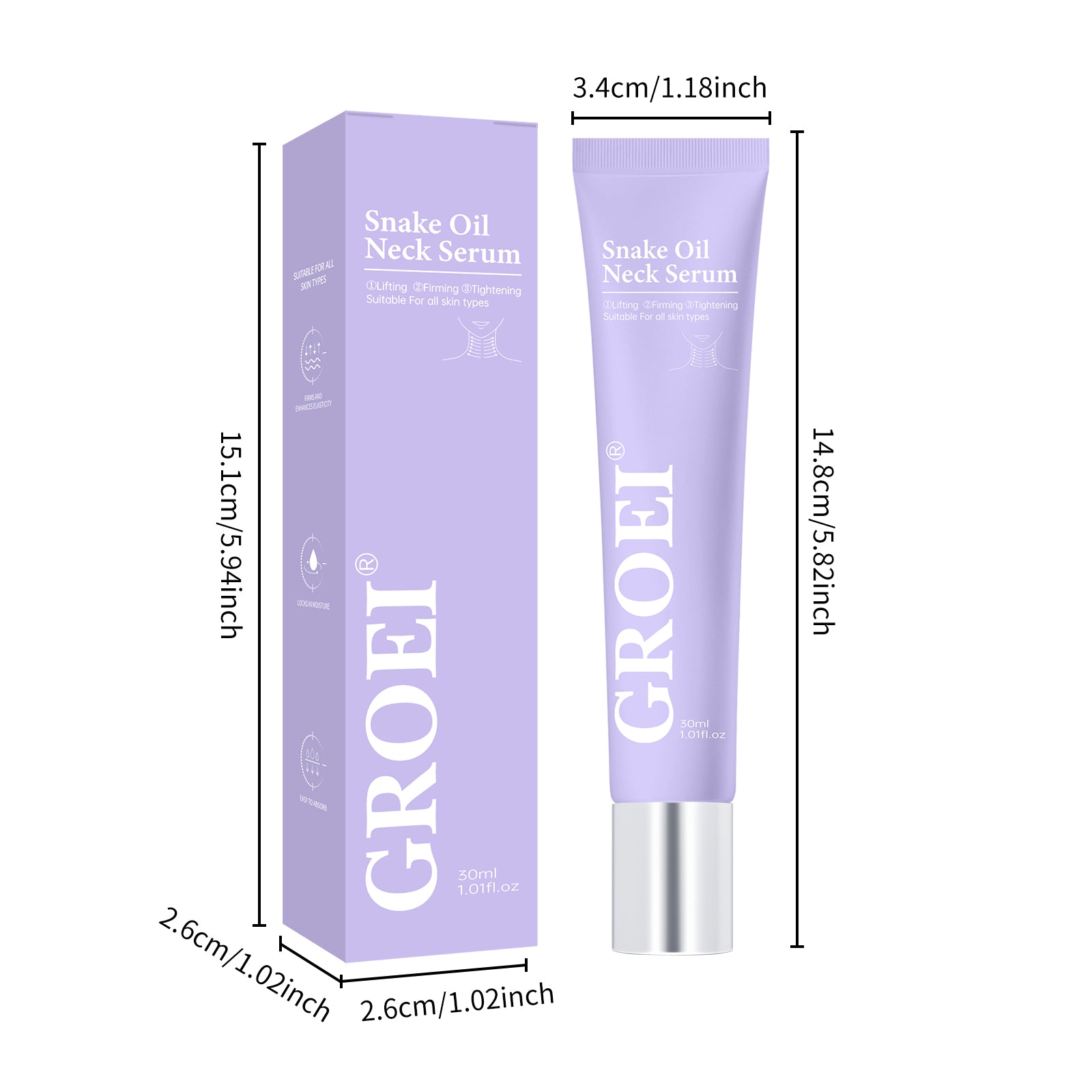 GROEI Snake Oil Neck Serum - HaiyiBeauty