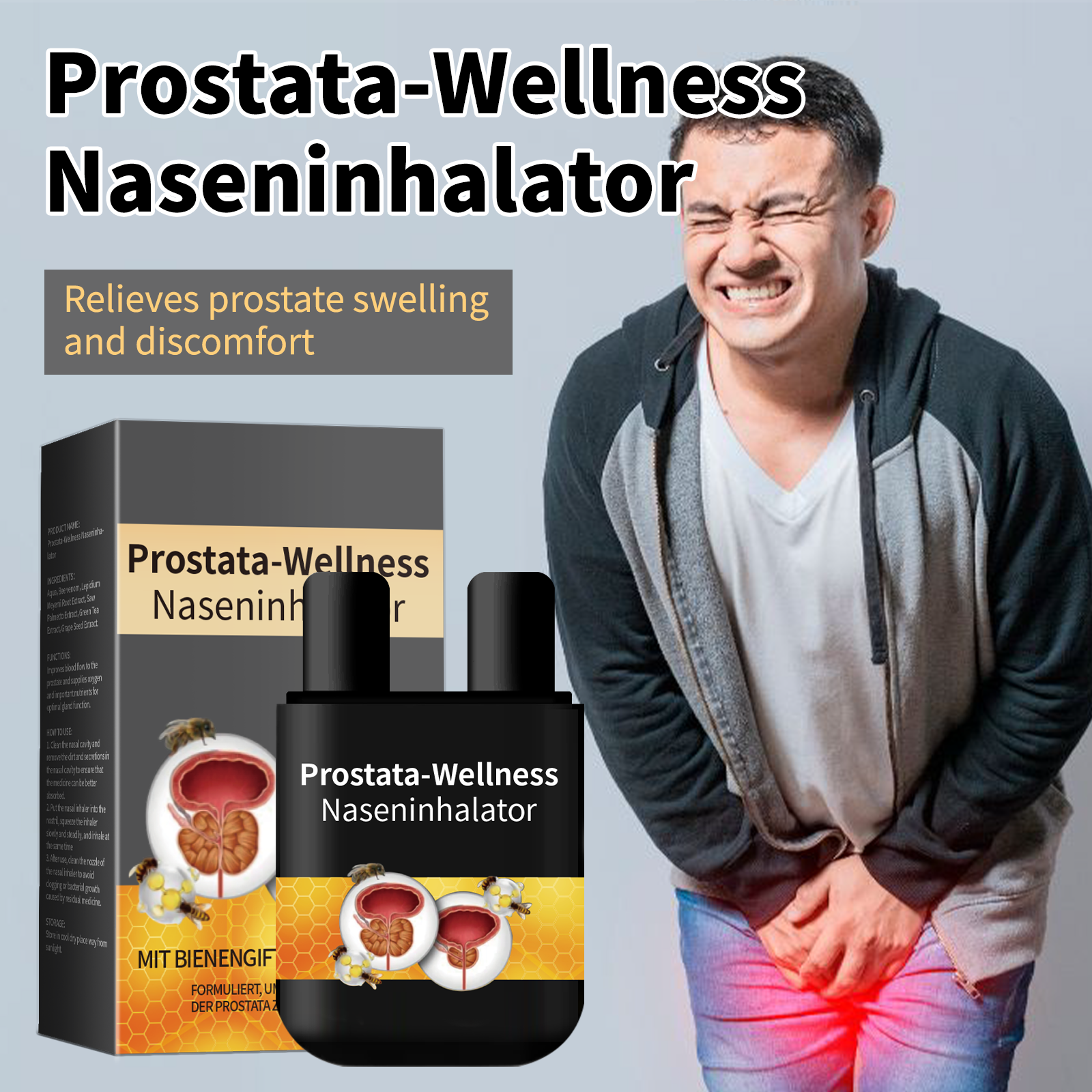 Men's Prostate Health Nasal Inhaler - HaiyiBeauty