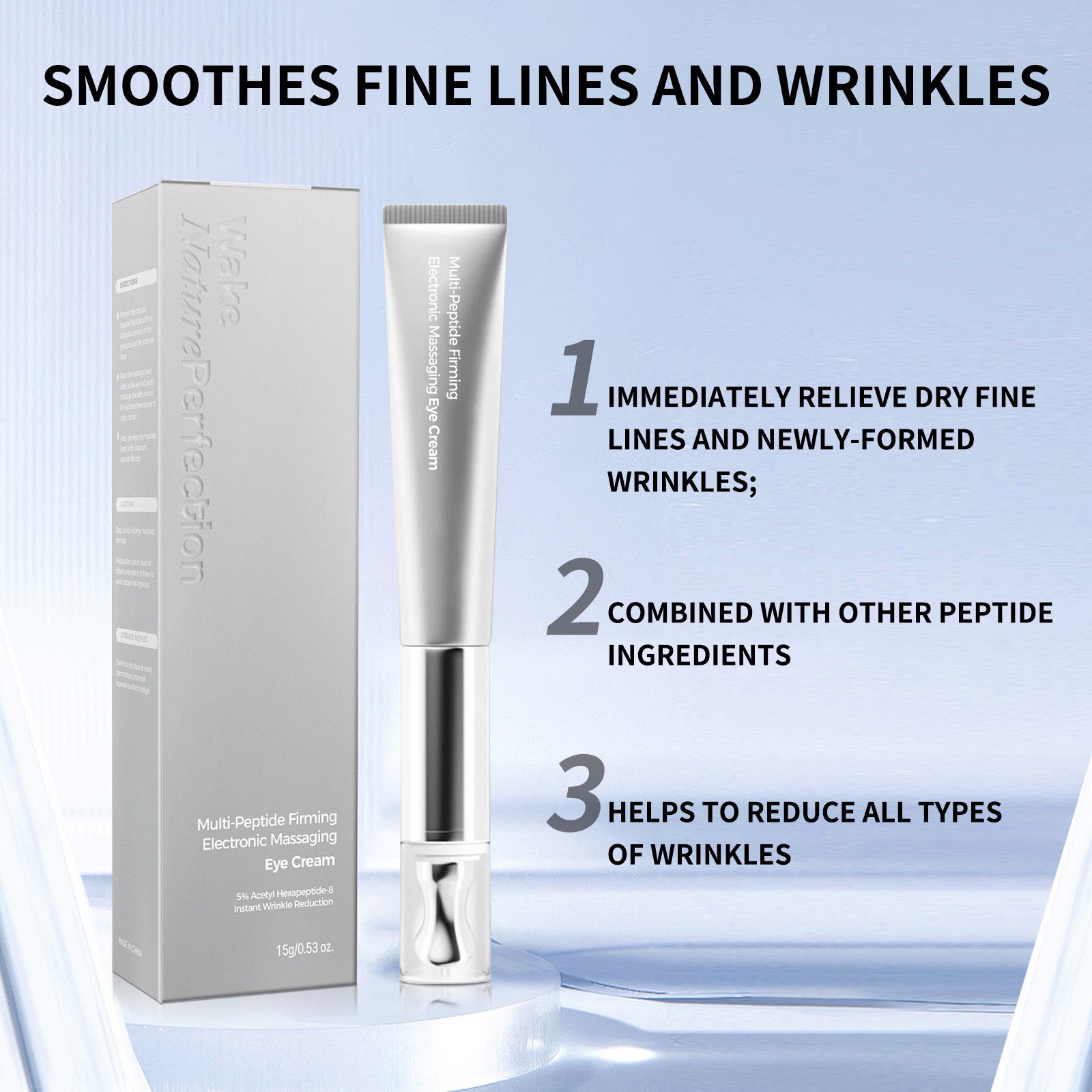 Multi-Peptide Anti-Wrinkle Massage Eye Cream - HaiyiBeauty