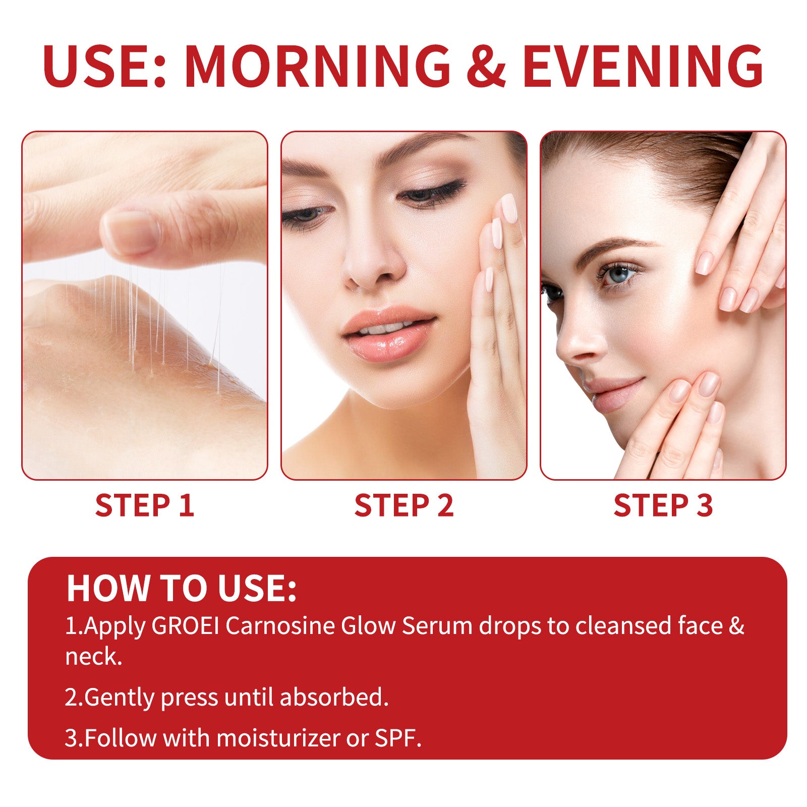 GROEI Carnosine Multi-Depth Hydration Serum