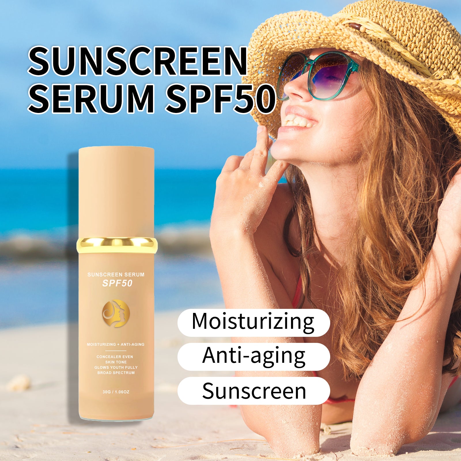 Sunscreen Essence Foundation - HaiyiBeauty