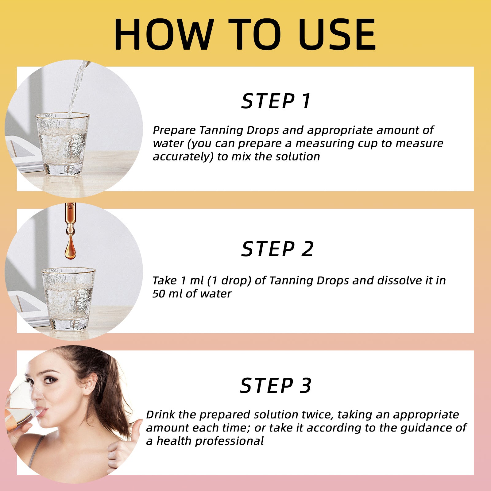 Sunless Tanning Drops - HaiyiBeauty