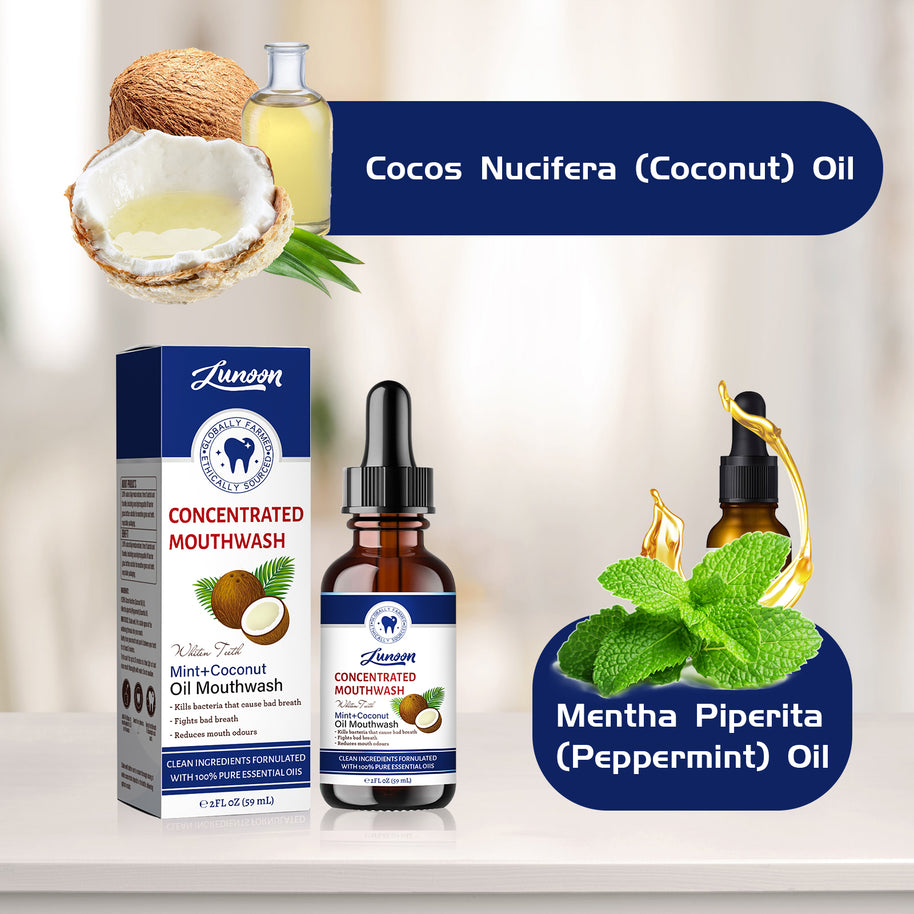 LUNOON Coconut Mouthwash - HaiyiBeauty