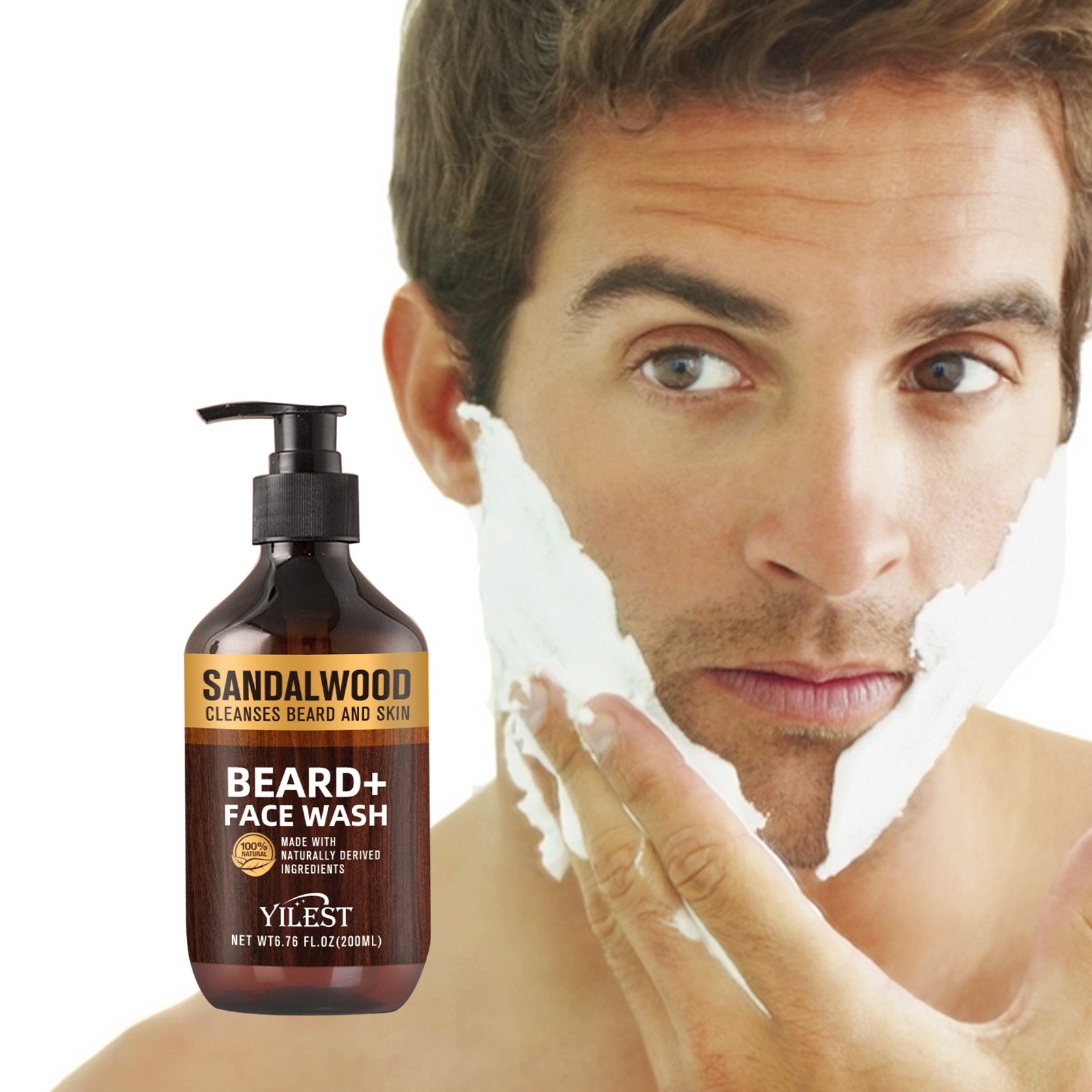 YILSET Men's Beard Cleanser - HaiyiBeauty