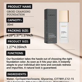 GROEI Color Changing Liquid Foundation - HaiyiBeauty