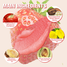 Lip Scrub Strawberry - HaiyiBeauty