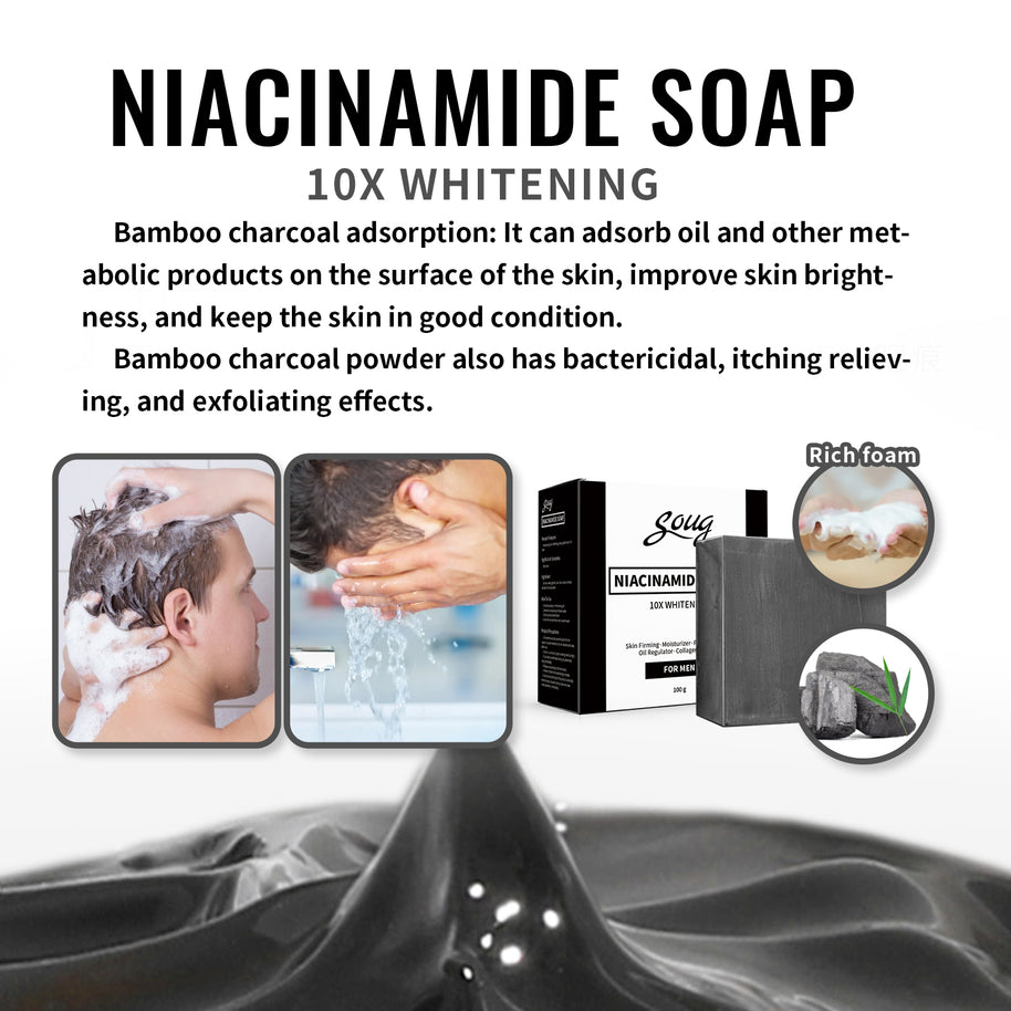 SOUG Bamboo Charcoal Facial Soap - HaiyiBeauty
