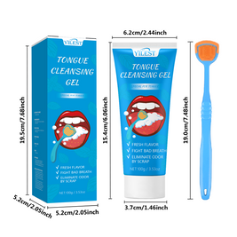 YILEST Mint Tongue Gel Brush Set - HaiyiBeauty