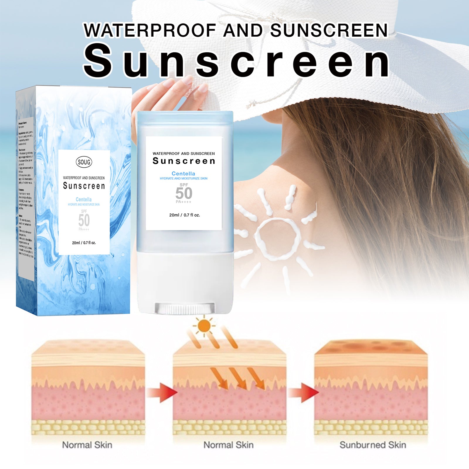 SOUG Sunscreen Stick - HaiyiBeauty