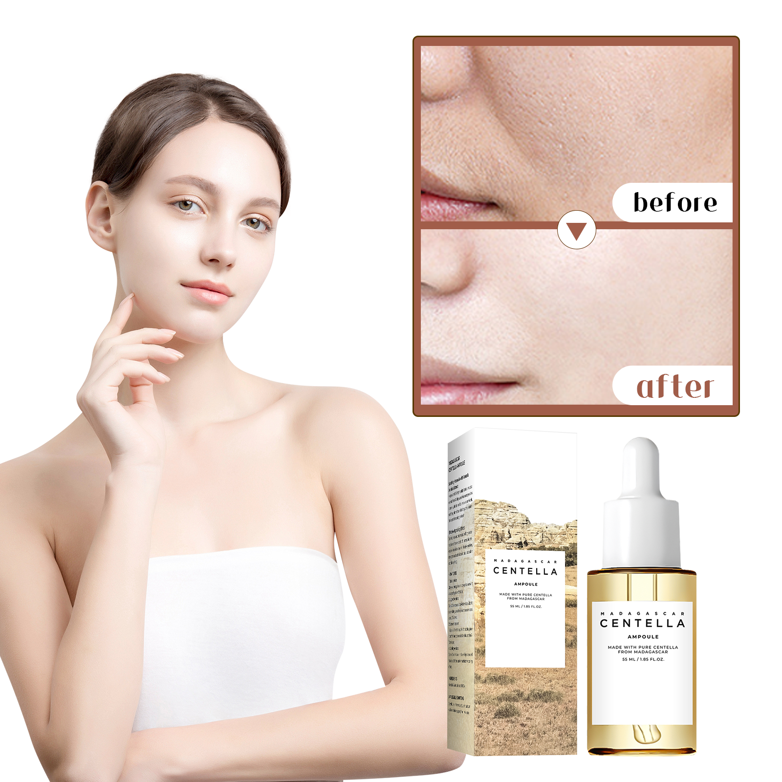 Madagascar Centella Asiatica Ampoule - HaiyiBeauty