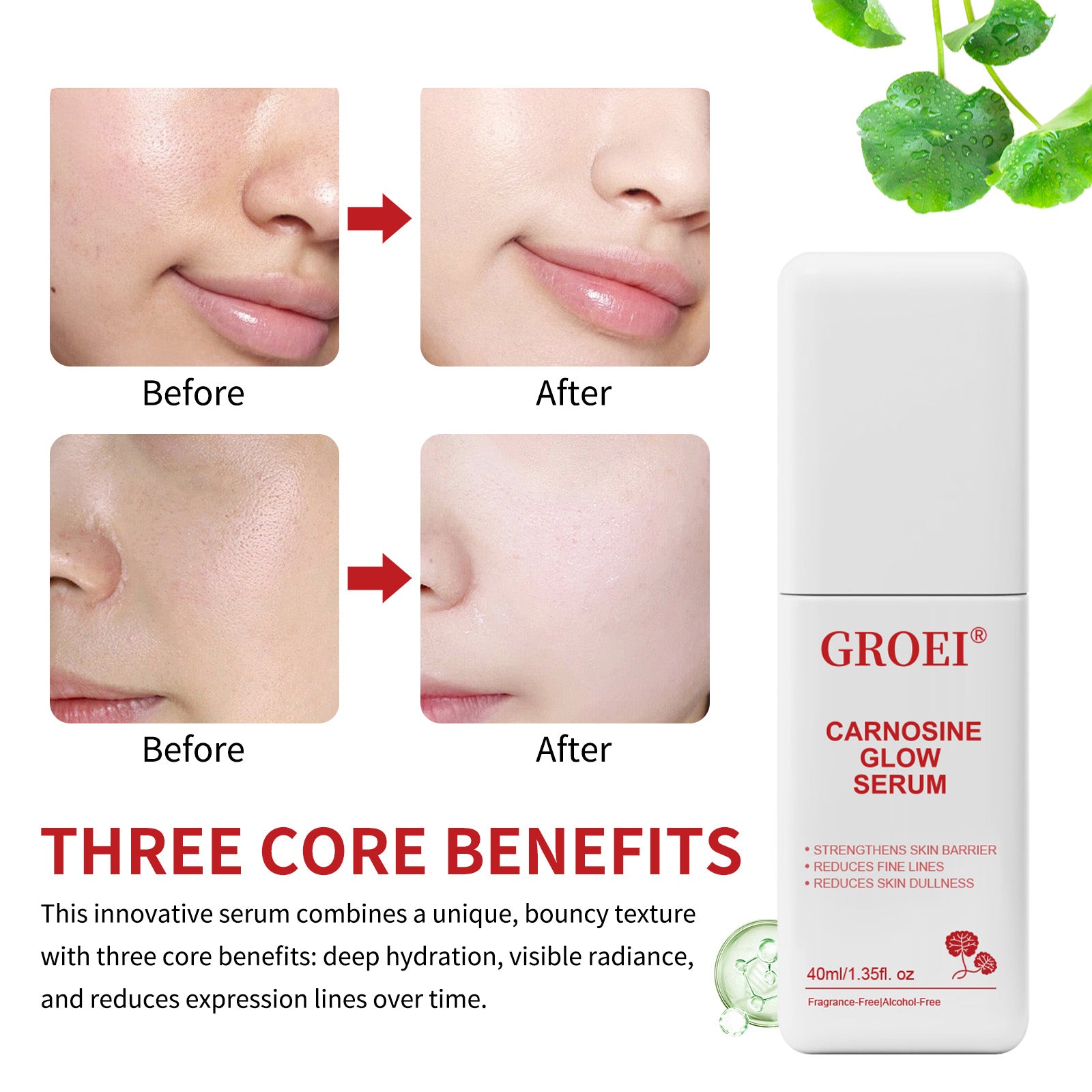 GROEI Carnosine Multi-Depth Hydration Serum