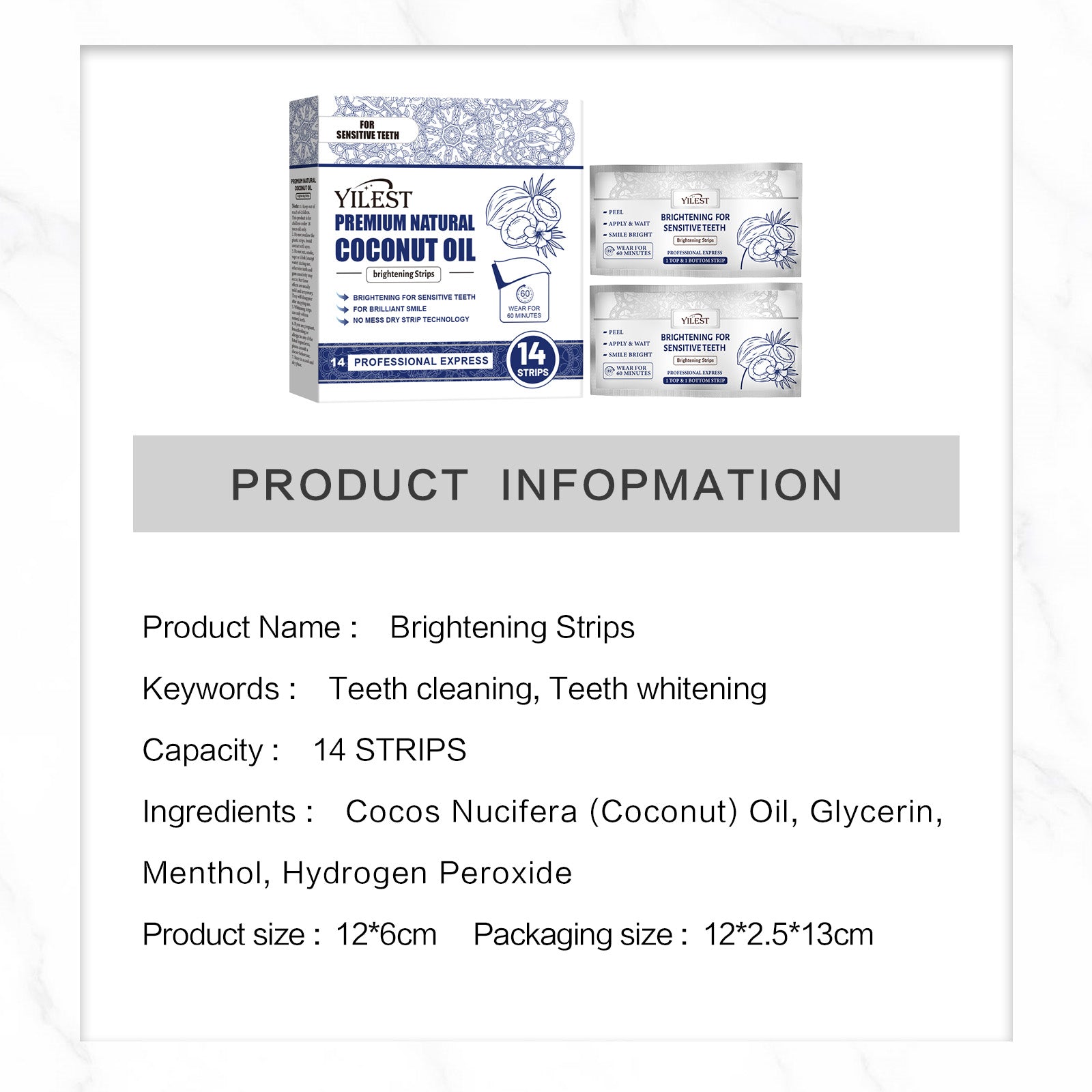 YILSET Coconut Oil Toothpaste - HaiyiBeauty