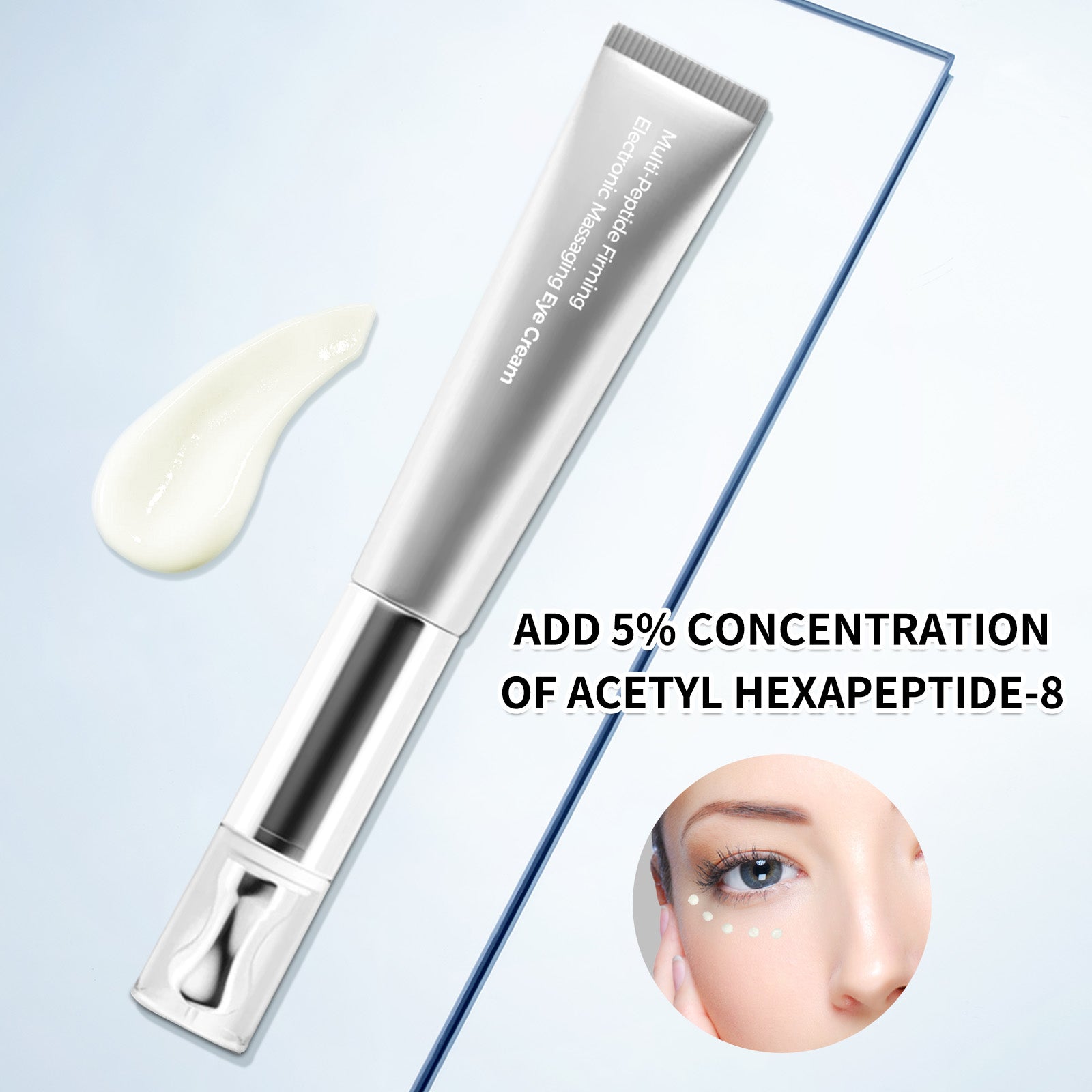 Multi-Peptide Anti-Wrinkle Massage Eye Cream - HaiyiBeauty