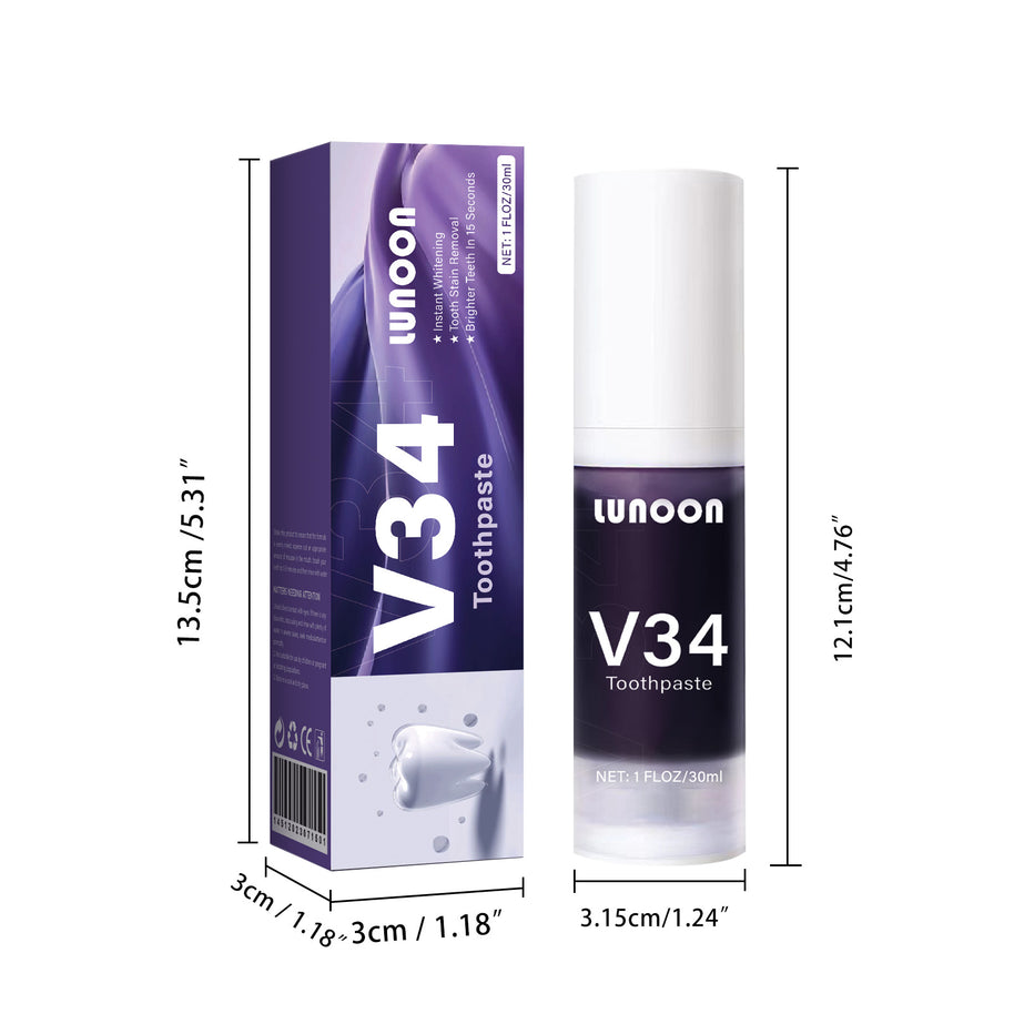 LUNOON V34 Toothpaste - HaiyiBeauty