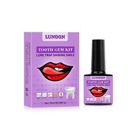 LUNOON Tooth Gemstone Set-Purple