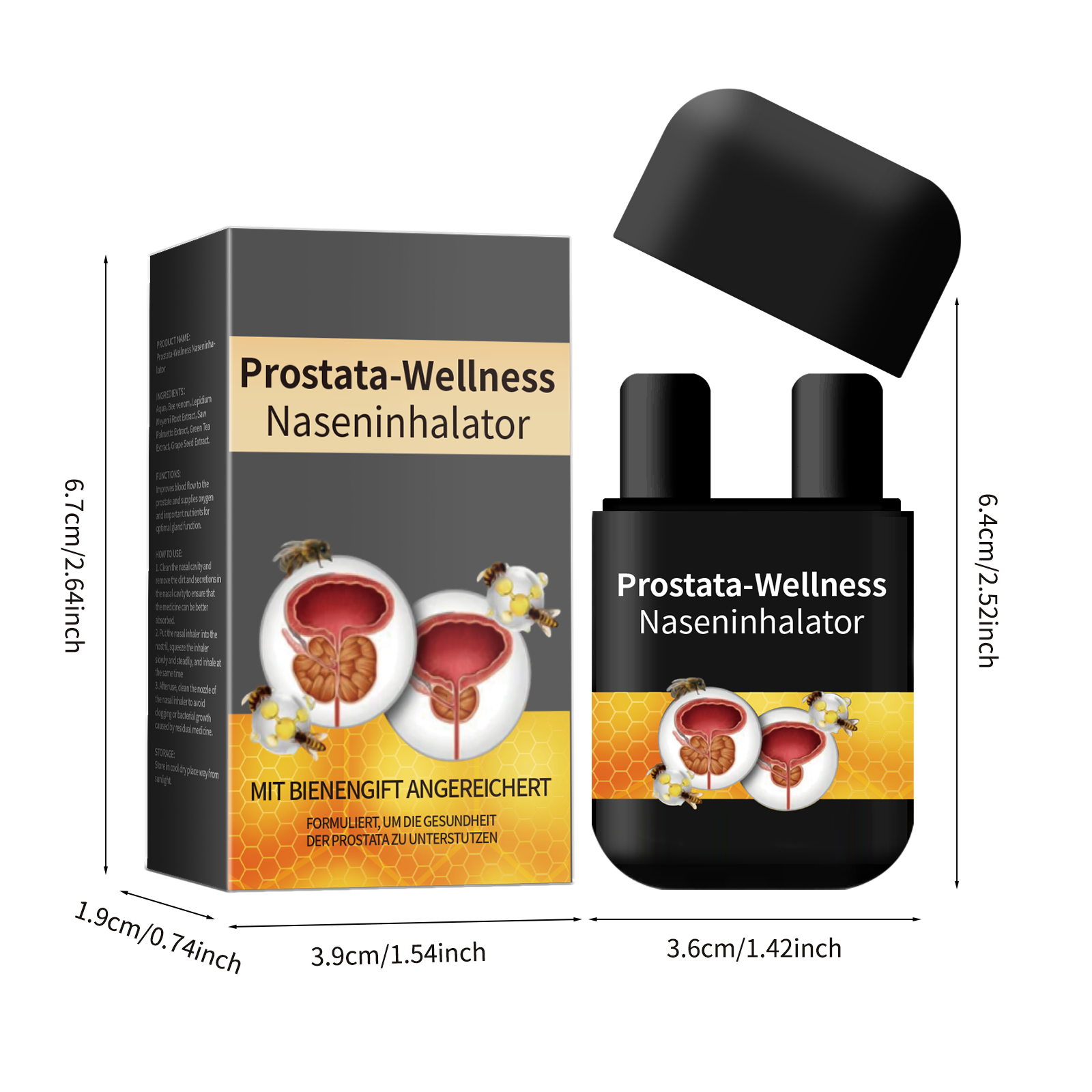 Men's Prostate Health Nasal Inhaler - HaiyiBeauty