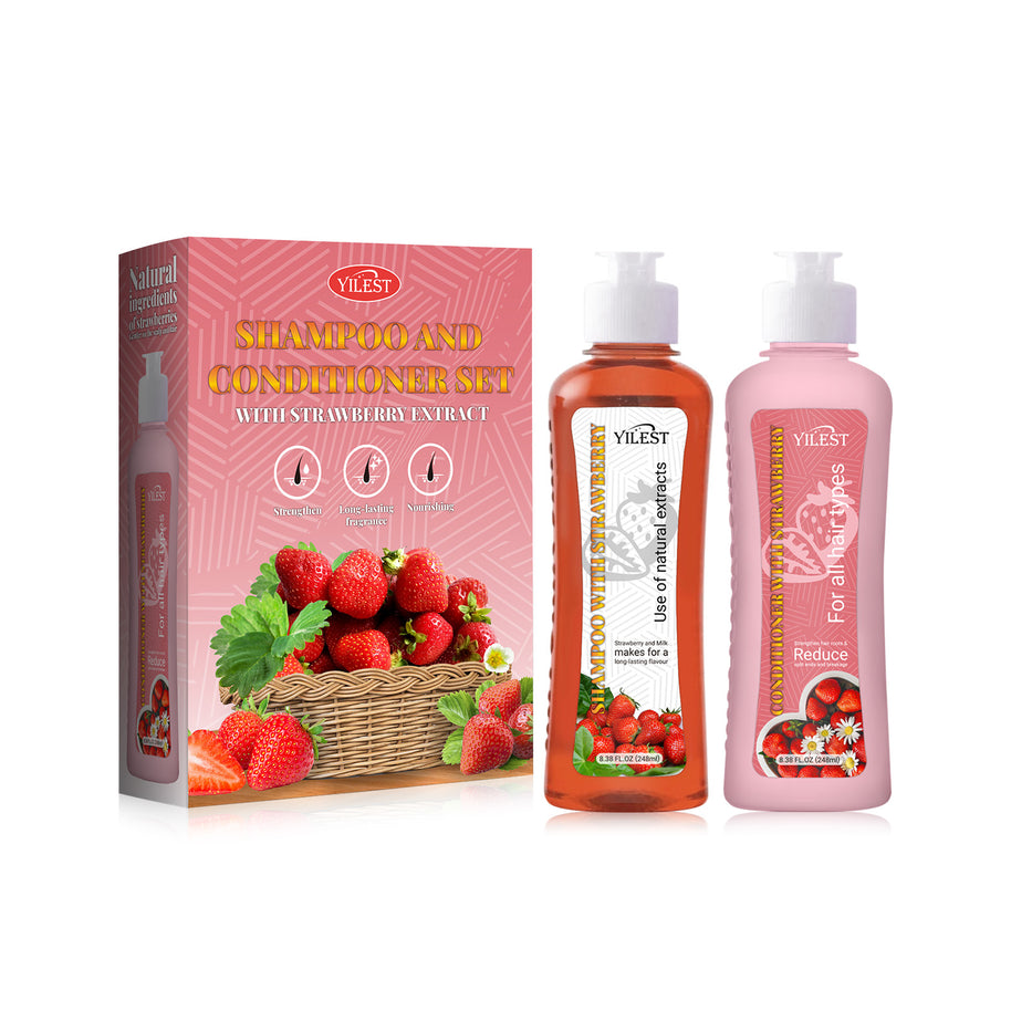 YILEST Strawberry Shampoo Conditioner - HaiyiBeauty