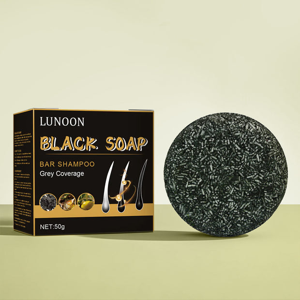 LUNOON Black Hair Soap - HaiyiBeauty