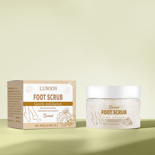 LUNOON Foot Scrub-Coconut Fragrance - HaiyiBeauty