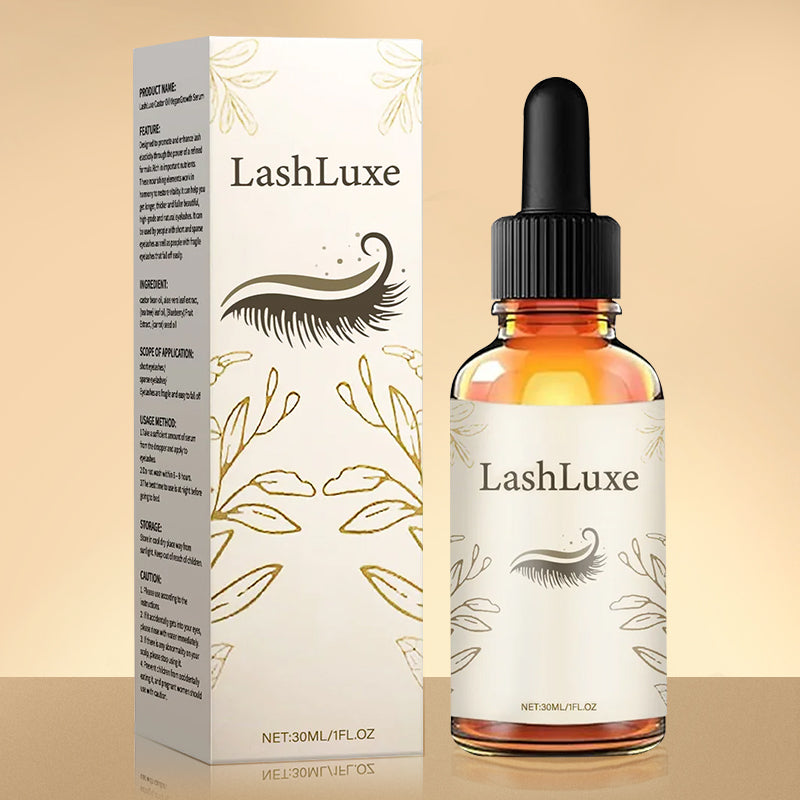 LashLuxe Castor Oil Vegan Growth Serum - HaiyiBeauty