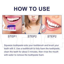 V34 Cleansing Mousse Toothpaste - HaiyiBeauty