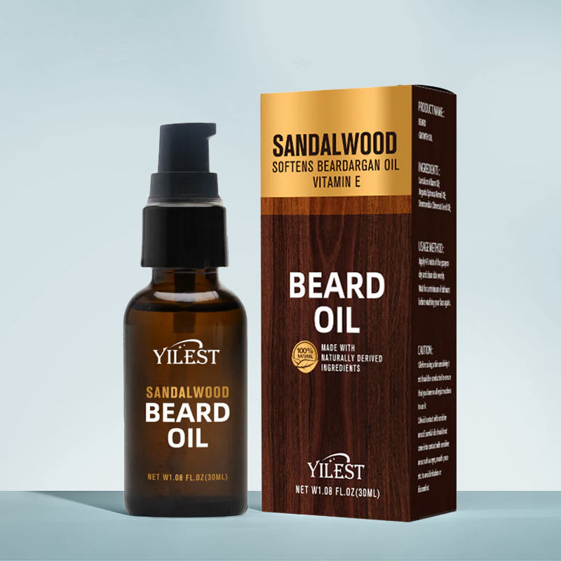 YILSET Men's Beard Essential Oil - HaiyiBeauty